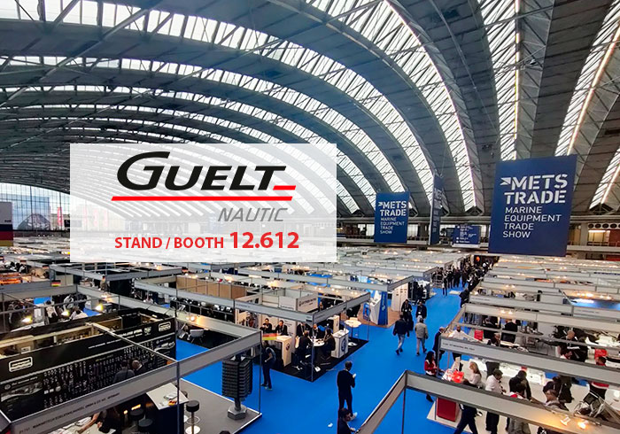 Guelt Nautic will be present at METSTRADE Amsterdam 2023, booth 12.612